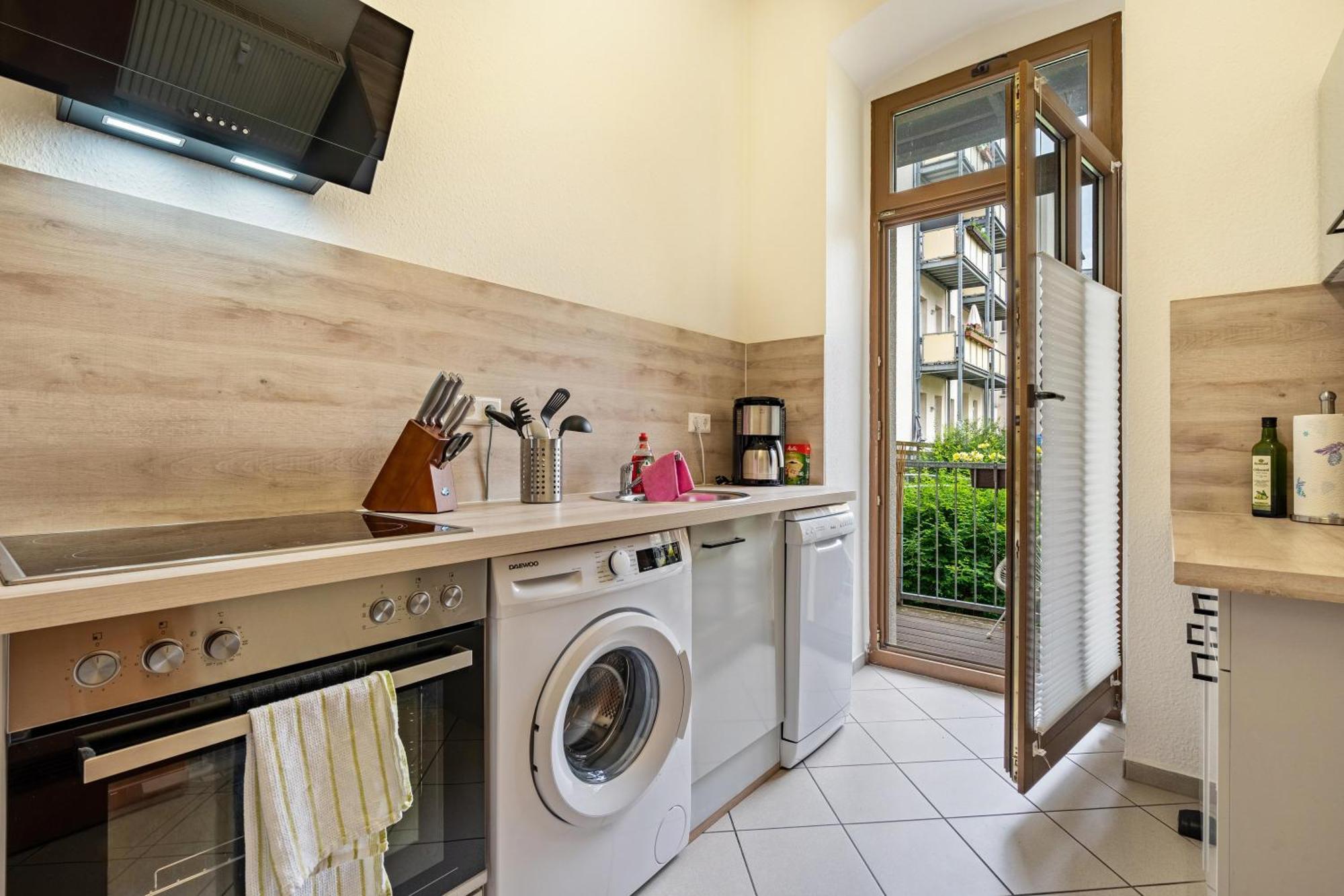 Zentrumsnahe Wohnung In Chemnitz Exterior foto
